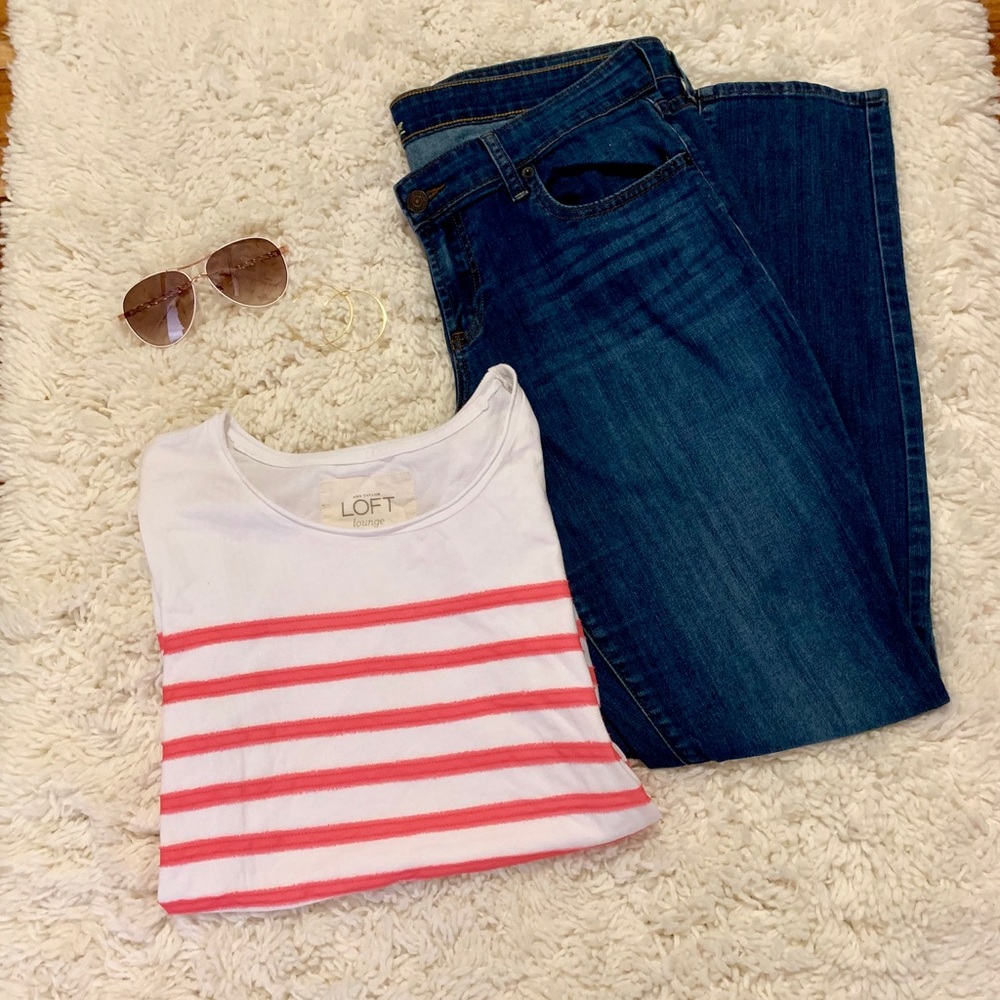Ann Taylor Loft Short Sleeves Top